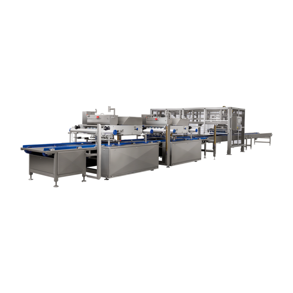 Vertical Filling Of Products In Pans